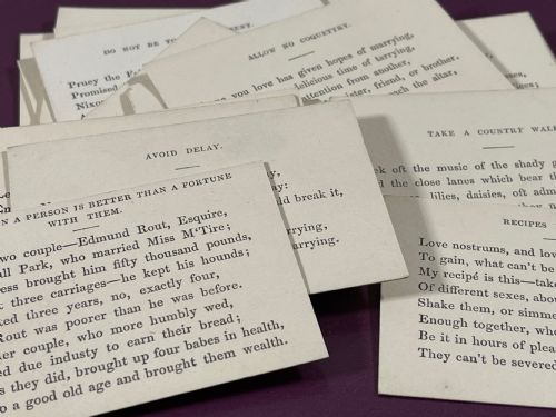 AN UNUSUAL SET OF BOXED PROVERBADAGE CARDS - ADDITIONAL PHOTO 11