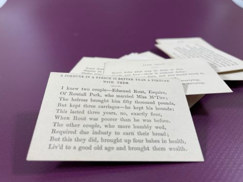 AN UNUSUAL SET OF BOXED PROVERBADAGE CARDS - ADDITIONAL PHOTO 12