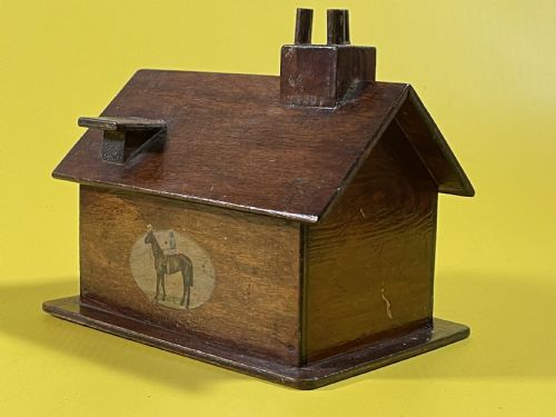 ANTIQUE HOUSE MONEY BOX - ADDITIONAL PHOTO 1