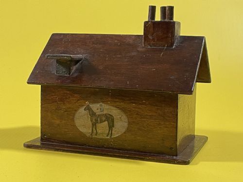 ANTIQUE HOUSE MONEY BOX - ADDITIONAL PHOTO 2
