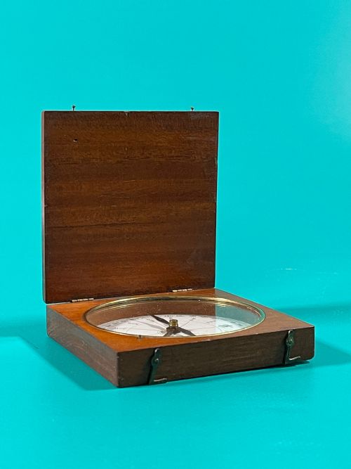 ANTIQUE EXPLORERS COMPASS STAMPED STANLEY LONDON - ADDITIONAL PHOTO 2