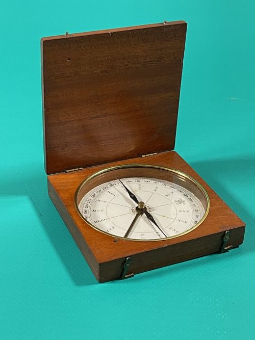 ANTIQUE EXPLORERS COMPASS STAMPED STANLEY LONDON - ADDITIONAL PHOTO 4