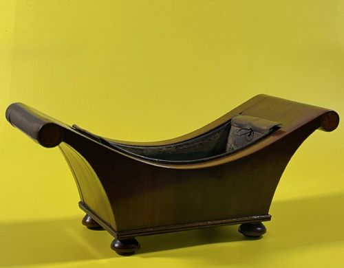 ANTIQUE MAHOGANY PLANTER - ADDITIONAL PHOTO 1