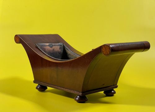 ANTIQUE MAHOGANY PLANTER - ADDITIONAL PHOTO 4