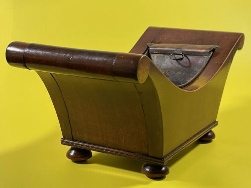 ANTIQUE MAHOGANY PLANTER - ADDITIONAL PHOTO 8