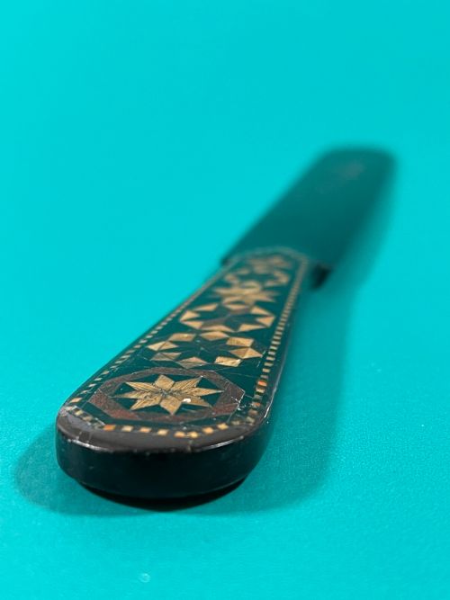 ANTIQUE TUNBRIDGE WARE LETTER OPENER - ADDITIONAL PHOTO 1