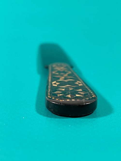 ANTIQUE TUNBRIDGE WARE LETTER OPENER - ADDITIONAL PHOTO 2