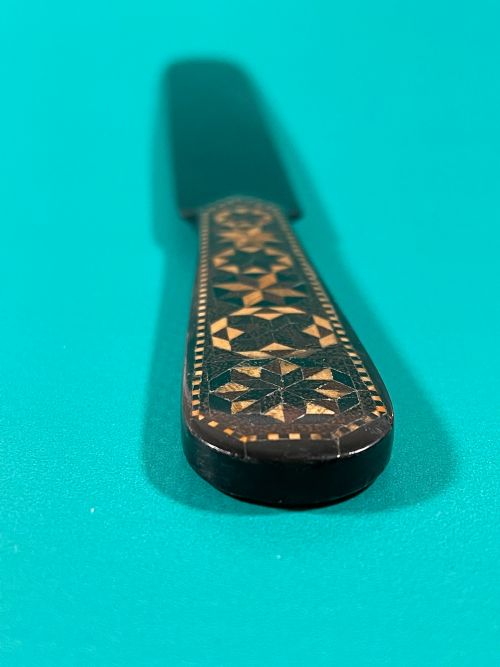 ANTIQUE TUNBRIDGE WARE LETTER OPENER - ADDITIONAL PHOTO 3