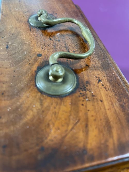 GEORGIAN BOMBE SHAPED TEA CHEST - ADDITIONAL PHOTO 2