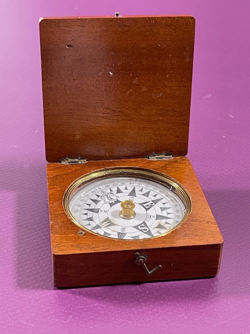ANTIQUE POCKET COMPASS - ADDITIONAL PHOTO 6