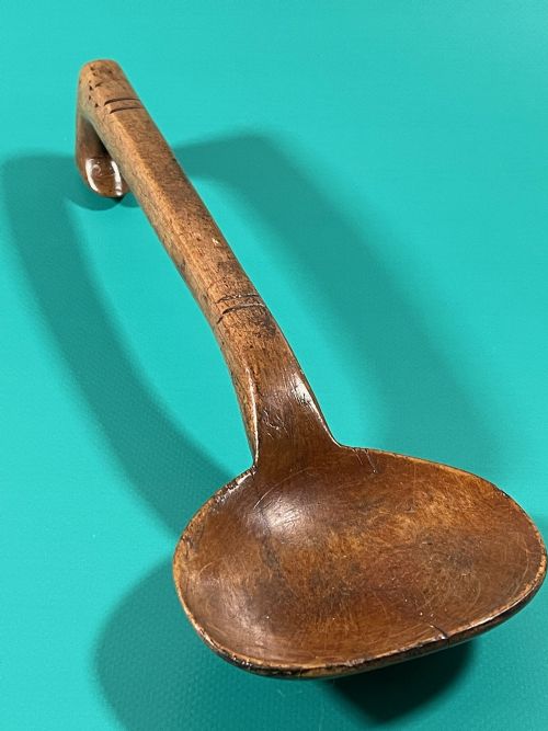 antique welsh cawl ladle - CATEGORY: ANTIQUE MISCELLANEOUS - DATED 19TH CENTURY