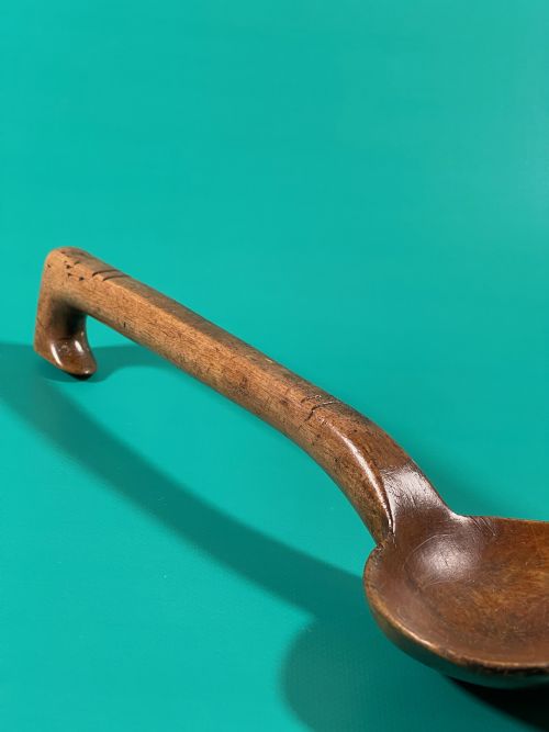 ANTIQUE WELSH CAWL LADLE - ADDITIONAL PHOTO 2