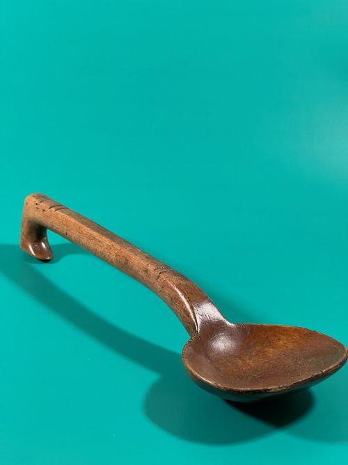 ANTIQUE WELSH CAWL LADLE - ADDITIONAL PHOTO 3