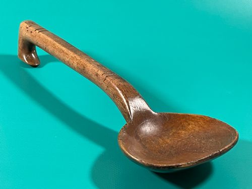 ANTIQUE WELSH CAWL LADLE - ADDITIONAL PHOTO 6