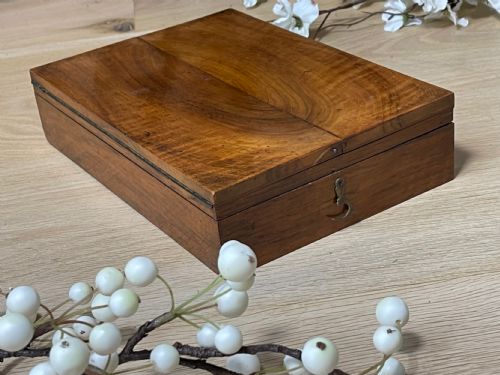 AN UNUSUAL ANTIQUE FOLDING BOOK OR MUSIC STAND BOX - ADDITIONAL PHOTO 5