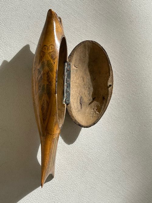 ANTIQUE SNUFF BOX FISH SHAPED - ADDITIONAL PHOTO 3