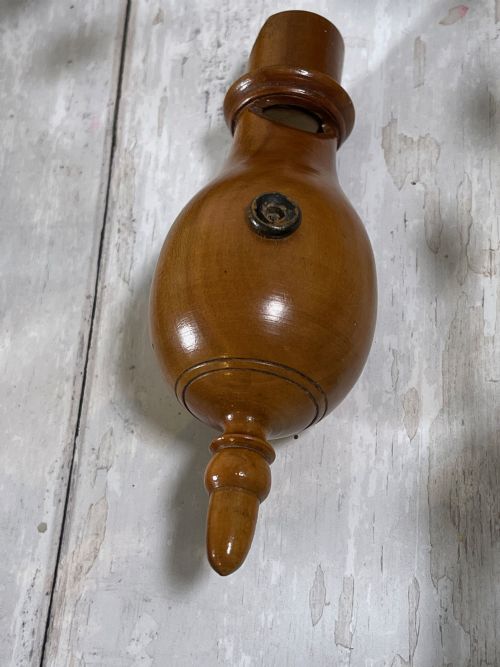 ANTIQUE CHERRY WOOD PIGEON OR CUCKOO BIRD CALL - ADDITIONAL PHOTO 2