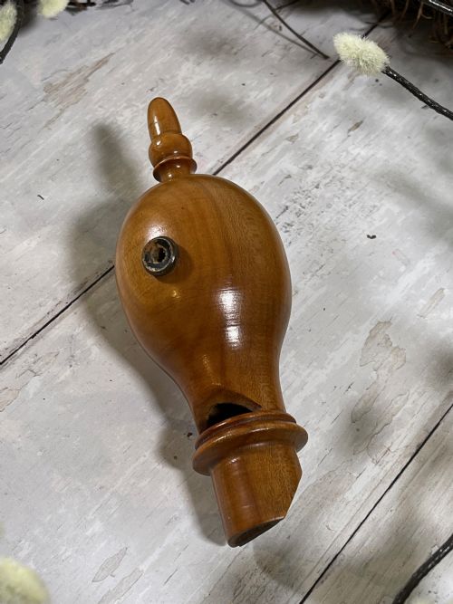 ANTIQUE CHERRY WOOD PIGEON OR CUCKOO BIRD CALL - ADDITIONAL PHOTO 5