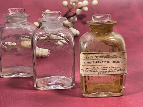 ANTIQUE VICTORIAN MAHOGANY APOTHECARY BOX OR CHEST - ADDITIONAL PHOTO 3
