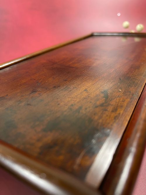 SOLID CHERRY WOOD GEORGIAN CANDLE BOX - ADDITIONAL PHOTO 3