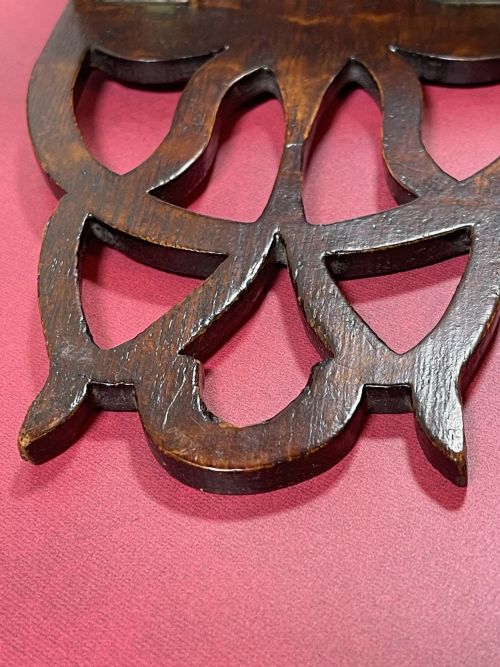 A GEORGIAN CANDLE BOX NARROW PROPORTIONS OAK MAHOGANY - ADDITIONAL PHOTO 1