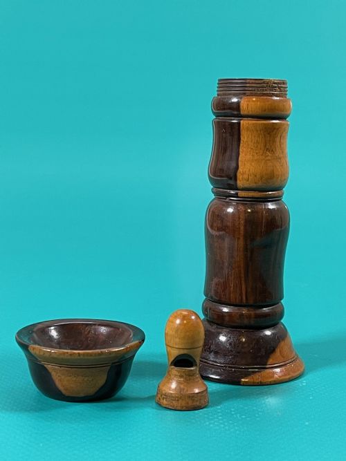 ANTIQUE LABURNUM DOUBLE WHISTLE - ADDITIONAL PHOTO 6