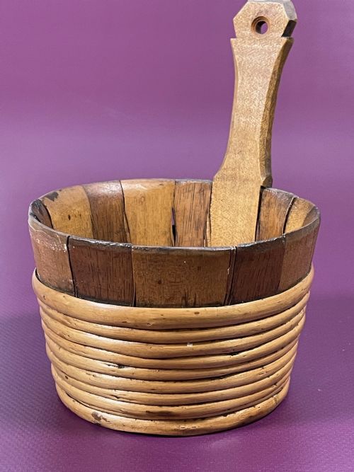 antique scottish luggie drinking vessel - CATEGORY: ANTIQUE MISCELLANEOUS - DATED 19TH CENTURY