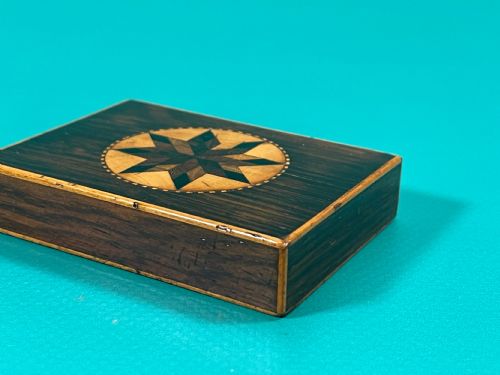 ANTIQUE TUNBRIDGE WARE PAPERWEIGHT - ADDITIONAL PHOTO 4