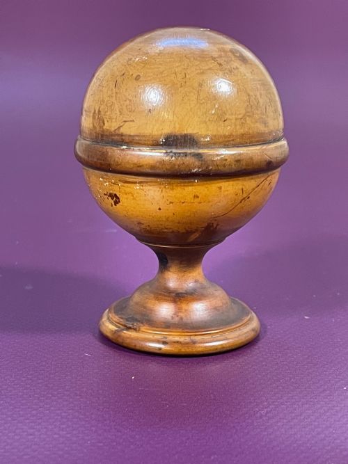ANTIQUE BOXWOOD PILL SILVERER - ADDITIONAL PHOTO 4