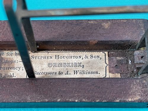 ANTIQUE TRAVELLING SOVEREIGNGUINEA SCALES MAKER STEPHEN HOUGHTON - ADDITIONAL PHOTO 4