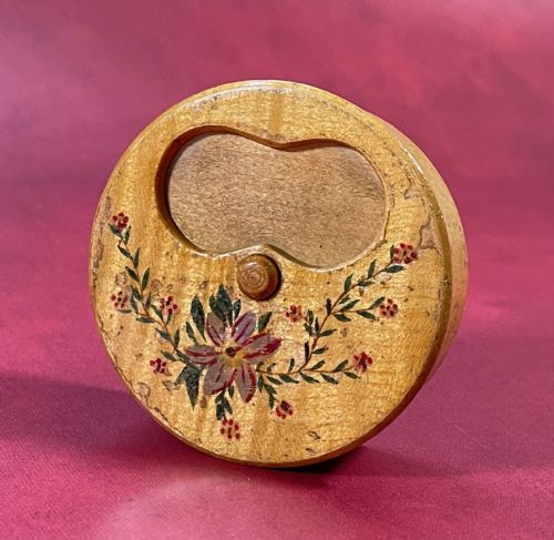 antique misers snuff box tunbridge ware - CATEGORY: ANTIQUE BOXES - DATED GEORGIAN