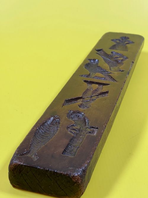 ANTIQUE BISCUITGINGERBREAD MOULD TREEN - ADDITIONAL PHOTO 4
