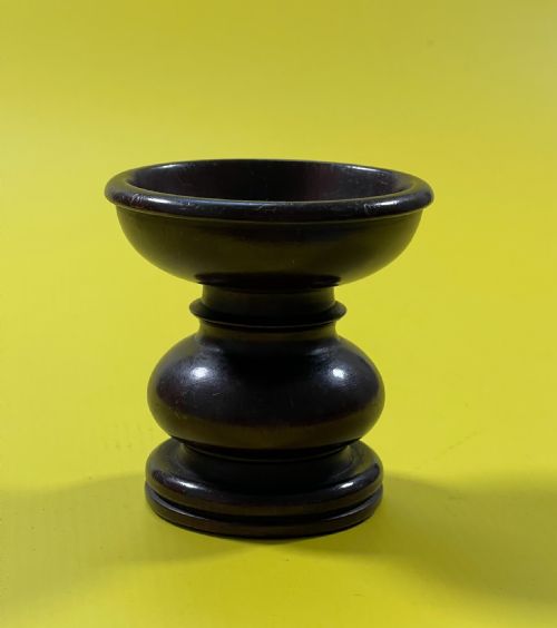 ANTIQUE POUNCE POT TREEN - ADDITIONAL PHOTO 1