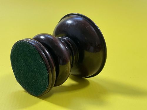 ANTIQUE POUNCE POT TREEN - ADDITIONAL PHOTO 2