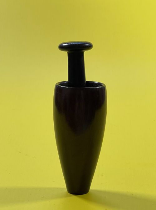 ANTIQUE SNUFF MORTAR PESTLE - ADDITIONAL PHOTO 2