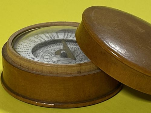 antique pantochronometer sun dialcompass - CATEGORY: ANTIQUE MISCELLANEOUS - DATED 19TH CENTURY