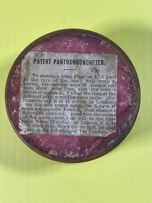 ANTIQUE PANTOCHRONOMETER SUN DIALCOMPASS - ADDITIONAL PHOTO 1