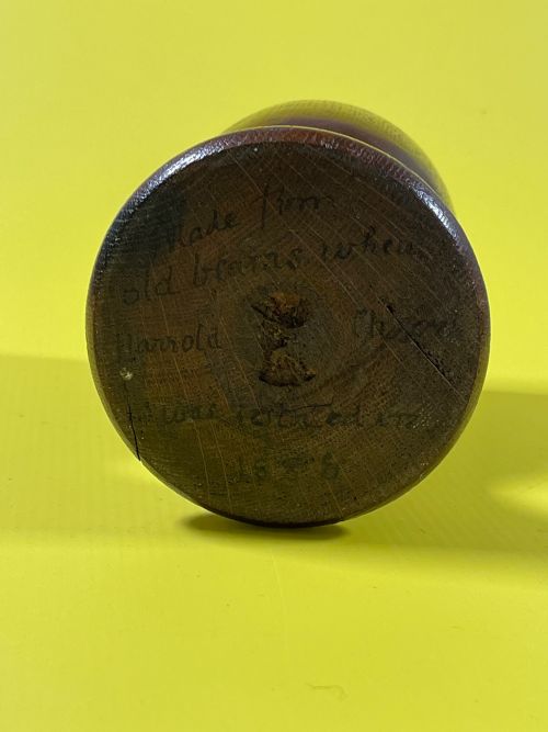 ANTIQUE OAK MASTER SALT TREEN - ADDITIONAL PHOTO 1
