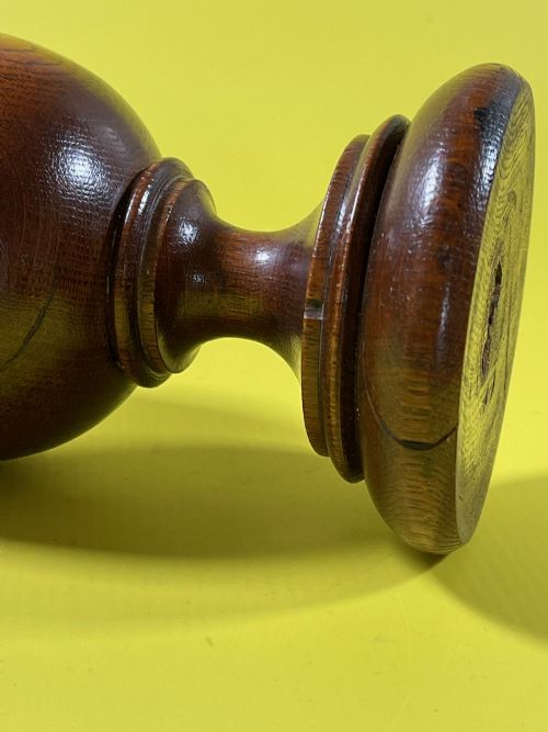 ANTIQUE OAK MASTER SALT TREEN - ADDITIONAL PHOTO 2