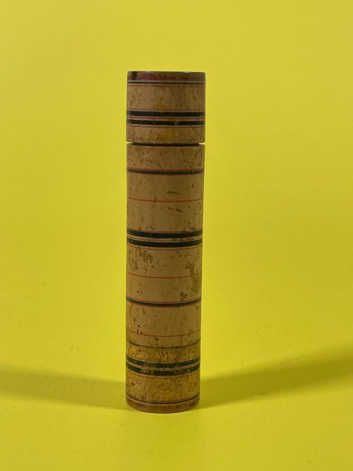 A GEORGIAN TUNBRIDGE WARE INK WELL WRITING PENNER - ADDITIONAL PHOTO 3