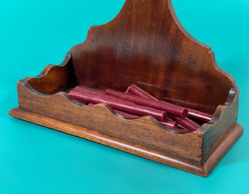 ANTIQUE WALL HANGING BOX FOR CANDLESTAPERS - ADDITIONAL PHOTO 2