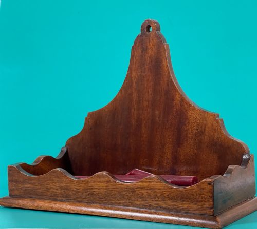 ANTIQUE WALL HANGING BOX FOR CANDLESTAPERS - ADDITIONAL PHOTO 4