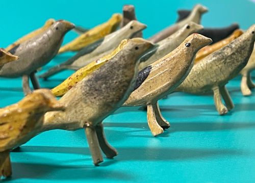 ANTIQUE NOAHS ARK 90 ANIMALS BIRDS - ADDITIONAL PHOTO 2