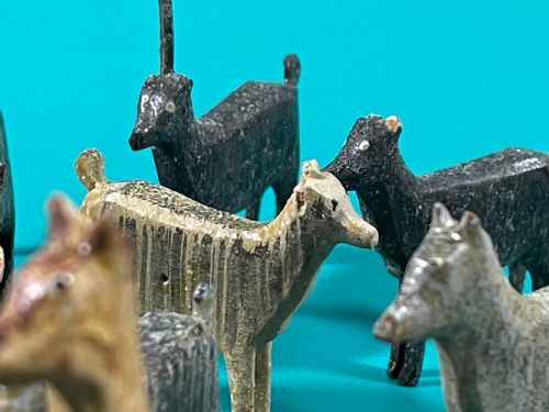 ANTIQUE NOAHS ARK 90 ANIMALS BIRDS - ADDITIONAL PHOTO 10