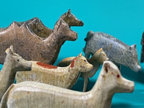 ANTIQUE NOAHS ARK 90 ANIMALS BIRDS - ADDITIONAL PHOTO 11