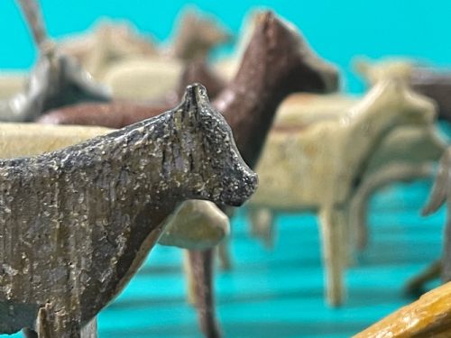 ANTIQUE NOAHS ARK 90 ANIMALS BIRDS - ADDITIONAL PHOTO 14