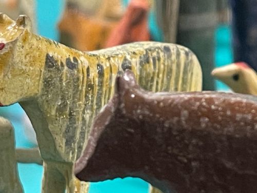 ANTIQUE NOAHS ARK 90 ANIMALS BIRDS - ADDITIONAL PHOTO 20