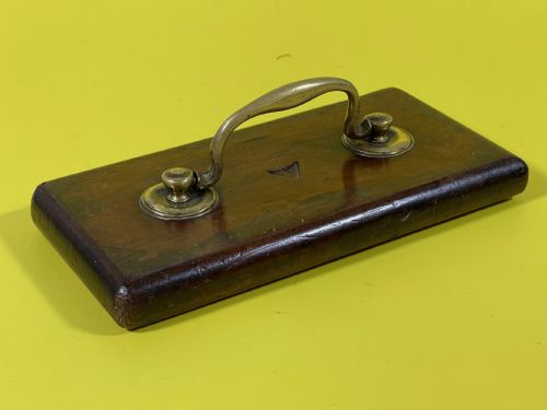 A GEORGIAN NAVAL CHART WEIGHT - ADDITIONAL PHOTO 8