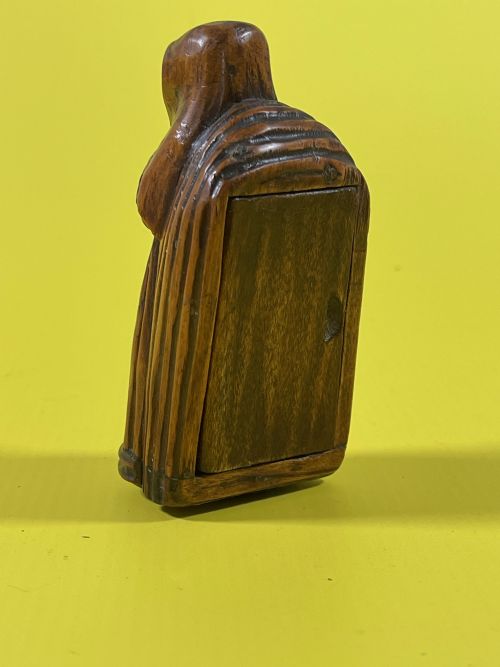 ANTIQUE FIGURAL SNUFF BOX MONK - ADDITIONAL PHOTO 2
