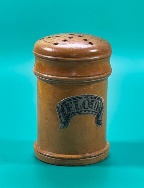 antique treen flour sifter - CATEGORY: ANTIQUE MISCELLANEOUS - DATED 19TH CENTURY